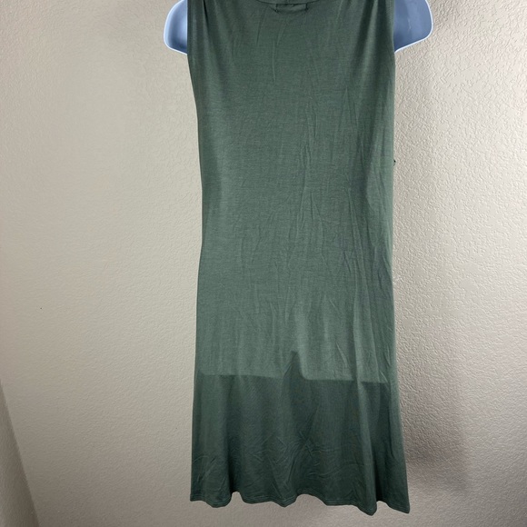 Vision USA Cardigan Vest In Army Green Size Medium - Picture 5 of 6